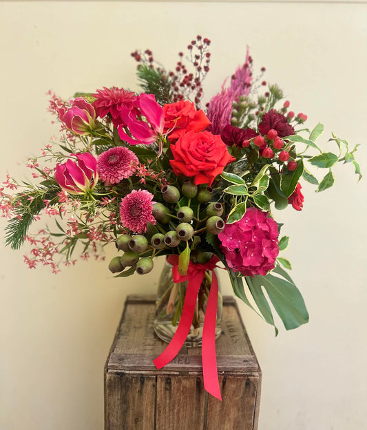 Christmas Candy Vase